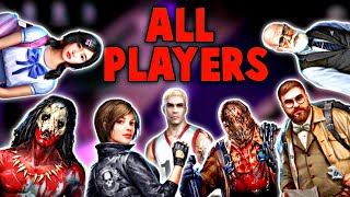 HORRORFIELD ALL PLAYERS GAMEPLAY IN ONE VIDEO [upl. by Hibbert]