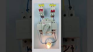 Single phase Automatic Transfer switch atsexperiment electrcian electricidadeelectrian [upl. by Chancellor]