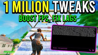 Best Fortnite PC FPS BOOST  quotOPTIMIZATIONquot FPS BOOSTER for Fortnite Increase FPS amp Tweaks [upl. by Aikym]