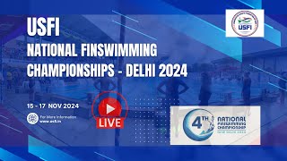 National Finswimming Championships  Delhi 2024 [upl. by Shanie343]