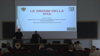 Le origini della vita con Edoardo Alesse  07022018 [upl. by Rawdin490]