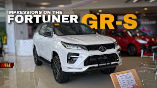 Impressions on the 2024 Toyota Fortuner GRS [upl. by Light]