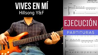 🎸 Vives en mí  Wake  Hillsong YampF  BAJO  Partituras y Tabs 🎸🎶 bajo tabs cover [upl. by Neelear]