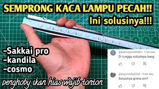 solusi lampu aquarium celup pecah repair tanning [upl. by Eissalc]