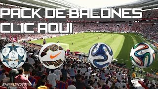 Pes 2015  Como Instalar Pack De Pelotas Para Pc [upl. by Akiria524]