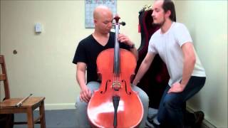 Cello Lesson for a Beginner [upl. by Tiana]