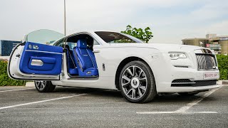 2023 White RollsRoyce Wraith  SuperLuxury Coupe in Detail [upl. by Yehudit]