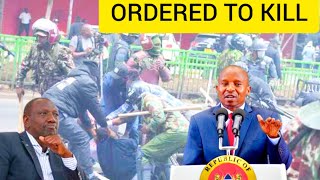 MJUKUU WA BUNDUKI KINDIKI ORDERED POLICE TO KILL GEN Z HE IS DANGEROUS TO THE PEOPLE OF KENYA [upl. by Thedrick]