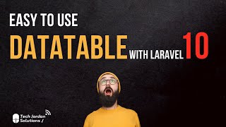 Easy to use DataTable with Laravel 10 [upl. by Leinehtan225]