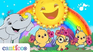 Canticos  Songs for a Good Morning Routine  Bilingual English and Spanish  Spanish Songs [upl. by Hollister313]