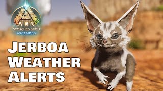 ALL Jerboa Weather Alerts  Scorched Earth  Ark Survival Ascended [upl. by Delmor]