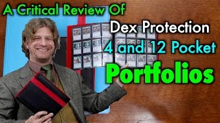 A Critical Review of the new Dex Protection Portfolios for Magic The Gathering Pokemon and more [upl. by Naujahs]