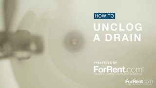 How To Unclog A Drain [upl. by Nanam]