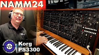 NAMM 2024  Korg  PS3300 [upl. by Chane83]