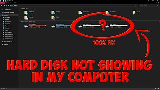 hard disk not showing in pc  hard disk not detecting in pc [upl. by Wales]