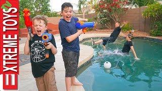 Sneak Attack Squad has Fun Home Alone Nerf Action [upl. by Ecinrev]