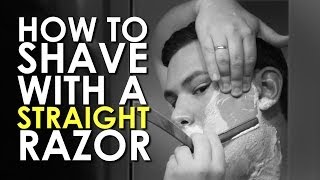 How to Shave with a Straight Razor  AoM Instructional [upl. by Jowett]