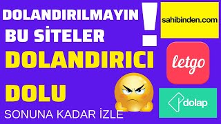 Sahibinden Param Güvende Dolandırıcılığı Dolap Dolandırıcılığı Letgo Dolandırıcılığı İfşa 2022 [upl. by Enom934]