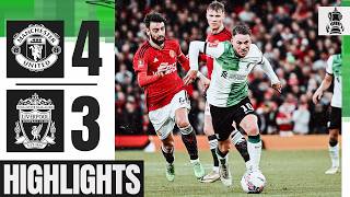 Reds exit to lastminute winner  Man Utd 43 Liverpool  Highlights [upl. by Idoj308]