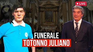 Funerale Antonio Juliano a Napoli LIVE lultimo saluto a Totonno âš«ðŸ˜¢ [upl. by Jordan379]