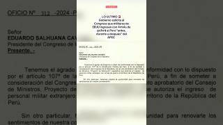 Gobierno solicita que MILITARES de EE UU ingresen con armas de guerra al Perú shorts lr [upl. by Ettesil]