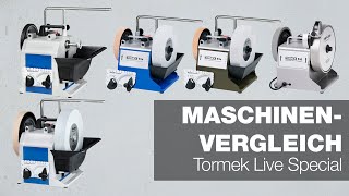 Der große Maschinenvergleich  Tormek Live [upl. by Fabria722]