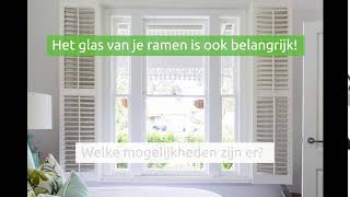 Waarom het glas van je ramen even belangrijk is als de profielen [upl. by Acinorev]