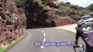 Cycling road in Gorges de Daluis [upl. by Naenej]