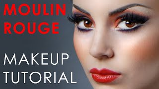 Makeup Tutorial  Moulin Rouge Makeup  MakeUp Atelier Paris [upl. by Llewop]