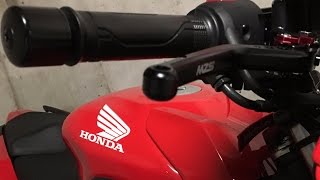 Honda CBR300R  How to Install Ebay Adjustable Levers [upl. by Stedt]