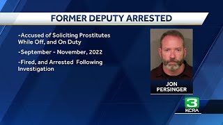 Former Placer County Sheriffs deputy arrested for soliciting prostitution [upl. by Eniamsaj383]