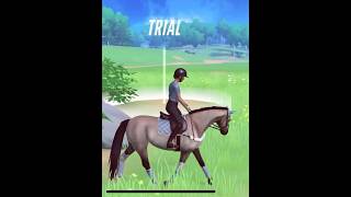 Trotting on Jasper equinegame horseriding horse horserides [upl. by Alenas]