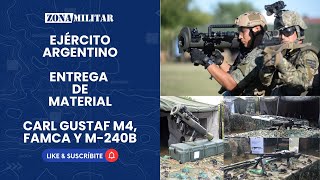 Entrega de Materiales para el Ejercito Argentino 2019 [upl. by Esme930]