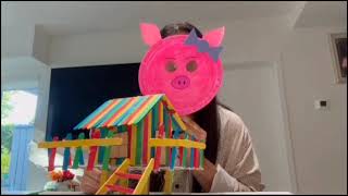 Dramatizing a Story Three Little Pigs [upl. by Sirahs]