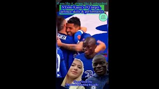 NGolo kante’s IQ target  defender skills amp performance skills shorts funny football [upl. by Maiga]