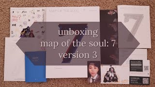 Unboxing BTS Map of the Soul 7 Version 3 [upl. by Walter579]