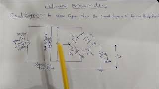 Full Wave Rectifier Part  2 in Telugu  Full Wave Bridge Rectifier [upl. by Ettenwahs703]