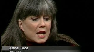 Anne Rice interview 1998 part1 2 [upl. by Ydnarb]