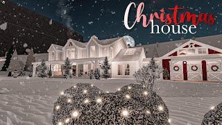 Christmas House Bloxburg Speedbuild 200k [upl. by Kwon694]