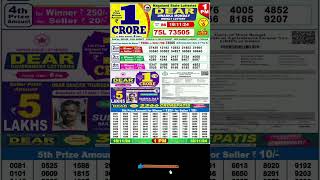 Lottery sambad live 100pm 181124 Morning Nagaland state dear lottery Result pdf Download [upl. by Aizitel]