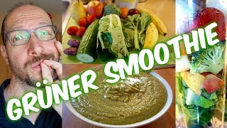 Veganes Frühstück 🍏 Grüner Smoothie als Smoothie Bowl 🍏 Vegan Rezept [upl. by Nyrual218]