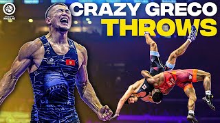 5 Minutes of Crazy GrecoRoman Wrestling Throws [upl. by Elazaro765]