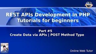 Learn REST APIs development in Core PHP Tutorials for Beginners 5 Create Static data  POST Method [upl. by Wildee]