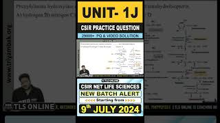 CSIR Practice Question  Unit 1 Molecules and their Interaction Relevant to Biology  Topic J [upl. by Sheelah]