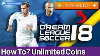 Dream League Soccer 2018 hack unlimited coins for all versions no root [upl. by Reginnej]