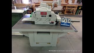 768 Woodtech Lot 713 Cantek C12RS Ripsaw W Lumberline Laser MFG L10 [upl. by Couq]