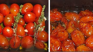 COMO FAZER TOMATE CONFIT  RECEITA RÁPIDA E PRÁTICA [upl. by Dnamra]