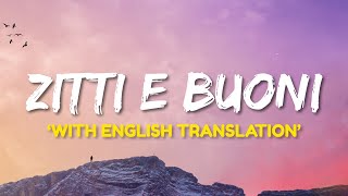 Måneskin  ZITTI E BUONI English Lyrics Video Italy 🇮🇹 Eurovision 2021 [upl. by Huoh649]