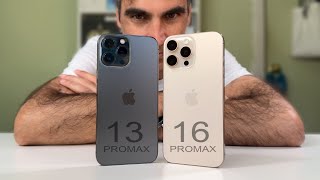 iPhone 16 Pro Max vs 13 Pro Max  ¿MERECE LA PENA CAMBIAR [upl. by Krein]