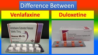 Difference between Venlafaxine Effexor  and Duloxetine Cymbalta [upl. by Stacey]